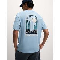 Pure Cotton Surfboard Graphic T-Shirt