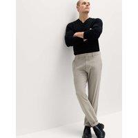 M&S The Ultimate Slim Fit Twill Chinos Pebble