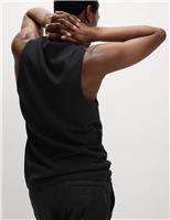 Cotton Rich Ribbed Vest