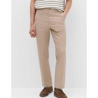 M&S Regular Fit Twill Chinos Mushroom