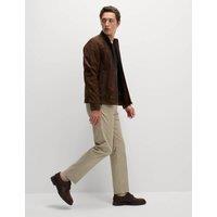 M&S Regular Fit Twill Chinos Mushroom