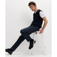 M&S Regular Fit Twill Chinos Navy