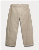 Pure Cotton Horseshoe Fit Trousers