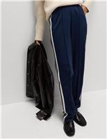 Cotton Rich Retro Side Stripe Joggers