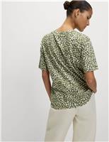 Cotton Modal Blend Printed T-Shirt