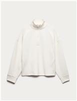 Rib Half Zip Yoga Sweatshirt