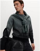 Supersoft Ombre Polo Jumper with Wool