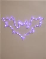 Light Up Halloween Bat Wall Decoration