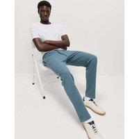 M&S Cotton Rich Straight Leg Joggers Dark Airforce