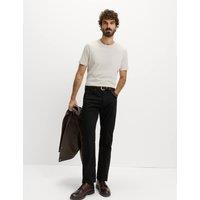 M&S Regular Fit Pure Cotton Crew Neck T-Shirt Beige