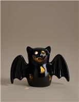 Halloween Ceramic Light Up Bat Decoration