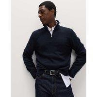 Lambswool Blend Half Zip Jumper