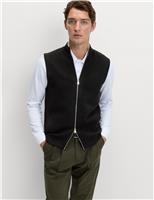 Air-Yarn Smart High Neck Knitted Gilet