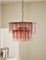 Glass Mottled Chandelier