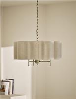 Pleated Flower Shade Chandelier