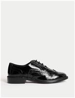 Patent Flat Brogues