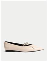 Bow Flat Pointed Pumps