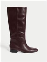 Chisel Toe Knee High Boots