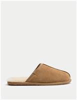 Suede Mule Slippers with Freshfeet