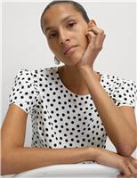 Printed Puff Sleeve Top