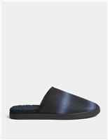 Fleece Lined Mule Slippers with Freshfeet