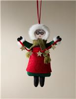 Felt Hanging Mother Claus Decoration