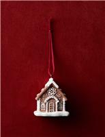 Hanging Gingerbread House Decoration