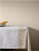Woven Banded Table Cloth