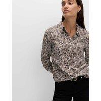 Printed Collared Button Through Shirt