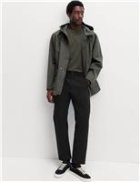 M&S Regular Fit Thermal Technical Chinos Dark Pewter