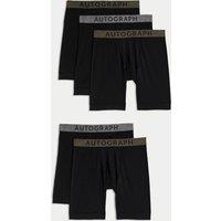 5pk Sports Longer Leg Trunks with Stretch