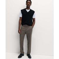 M&S Relaxed Fit Smart Stretch Trousers Mole