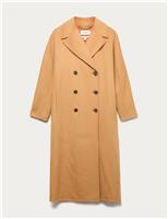 Pure Wool Double Faced Longline Boyfriend Coat