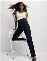 Jersey Elasticated Waist Straight Leg Trousers