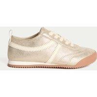M&S Kids' Slim Sole Trainers (4 Small - 2 Large) Gold