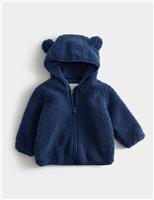 Borg Pocket Hooded Jacket (0-3 Yrs)