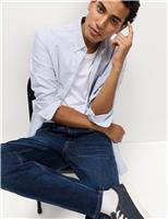 Authentic Tapered Fit Stretch Jeans