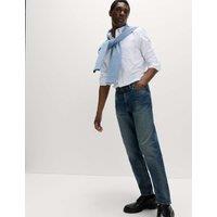 Tapered Fit Stretch Jeans