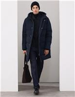 Feather and Down Puffer Jacket with Stormwear