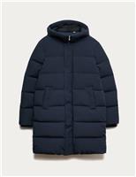 Feather and Down Puffer Jacket with Stormwear