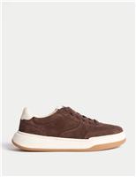 Suede Lace Up Skate Trainers