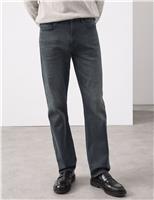 Autograph Straight Fit Italian Soft Touch Jeans Ecru