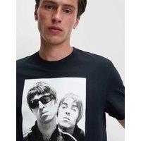 M&S Pure Cotton Oasis T-Shirt Navy