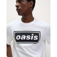 M&S Pure Cotton Oasis T-Shirt White