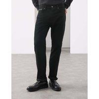 Autograph Straight Fit Pure Cotton Selvedge Jeans Black