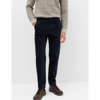 M&S Regular Fit Corduroy Stretch Chinos Navy