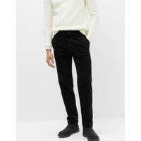 M&S Regular Fit Corduroy Stretch Chinos Black