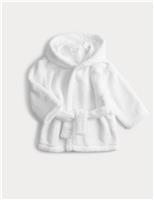 Pure Cotton Hooded Robe (0-36 Mths)