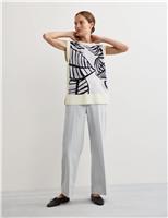 Pure Merino Wool Jacquard Knitted Vest