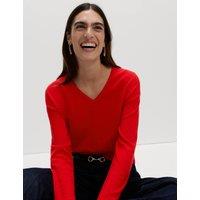 Pure Merino Wool V-Neck Jumper